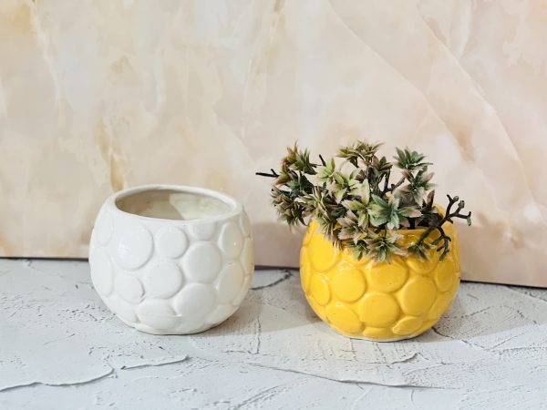 Modern Geometric Ceramic Planter