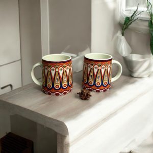 Beautiful Embroidery Ceramic Mug